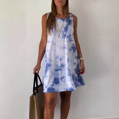 CM | Minivestido estampado Tie Dye degradado