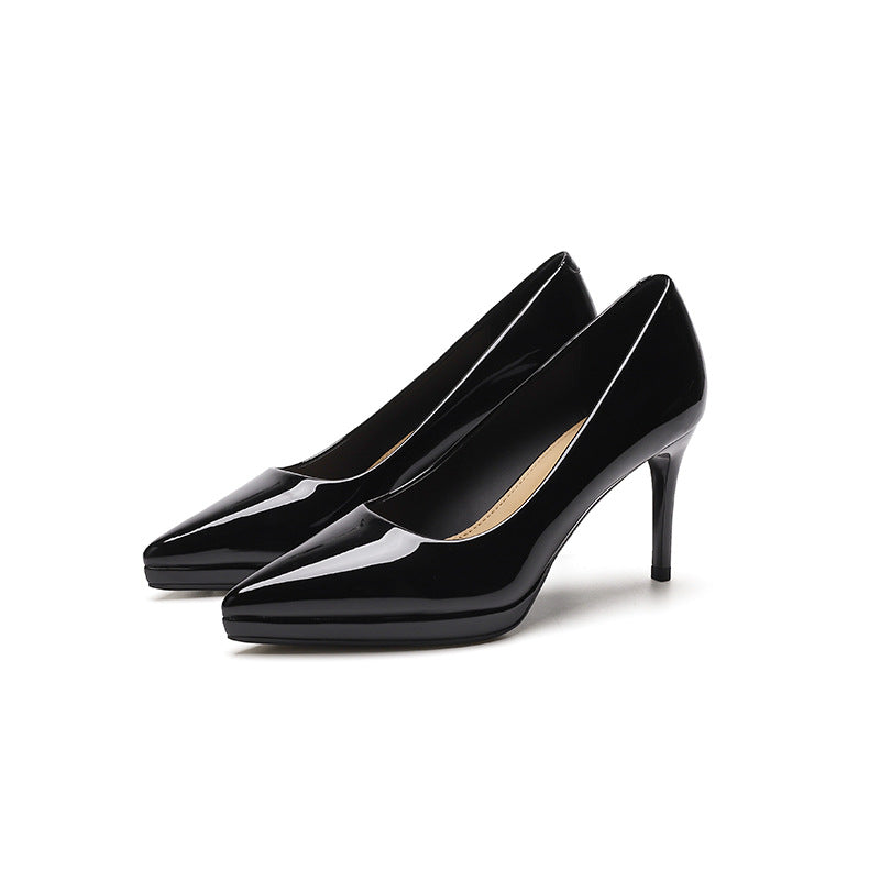 CM | Zapatos de tacón nude con puntera en punta
