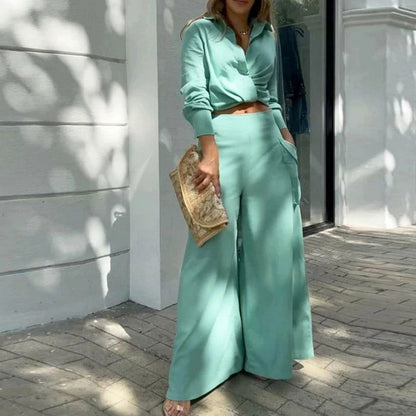 CM | Blusa y pantalón alegres y vaporosos