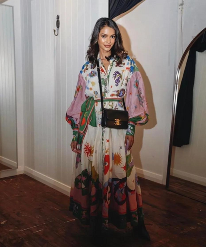CM | maxi vestido italiano para mujer