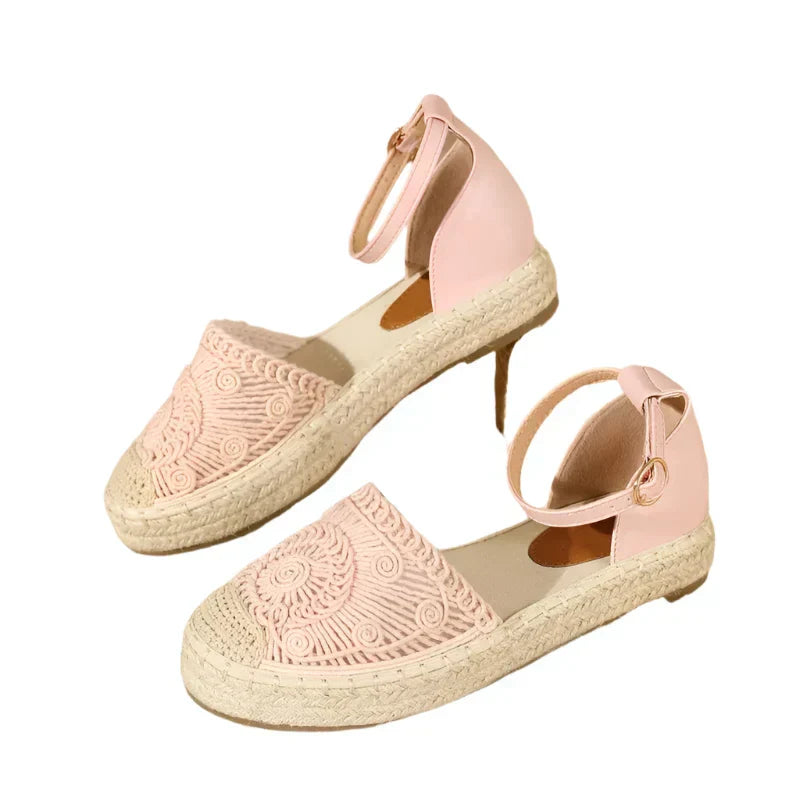 CM | Sandalias de verano con correa en el tobillo Boho