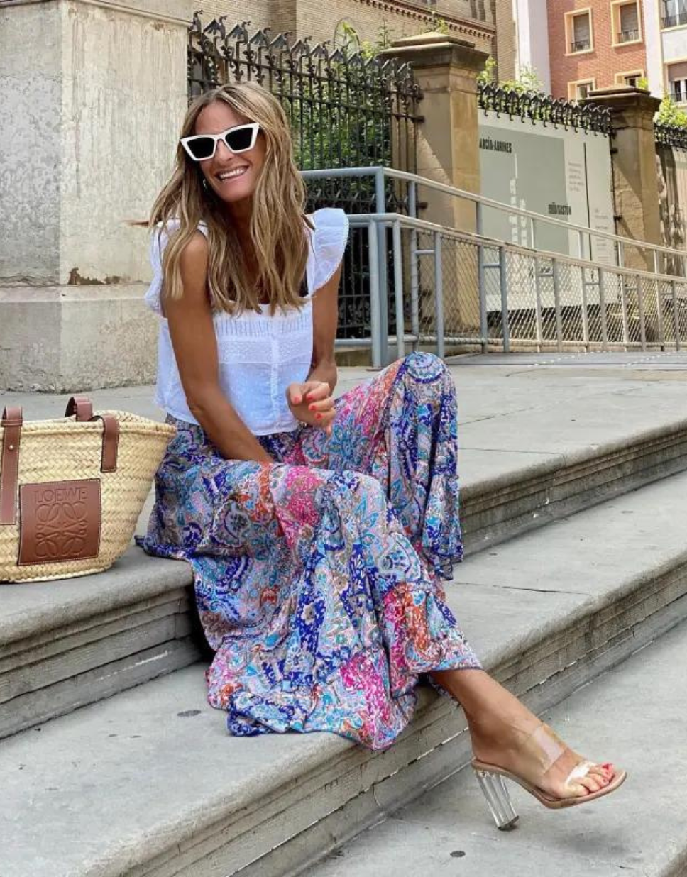 CM | Elegante falda larga