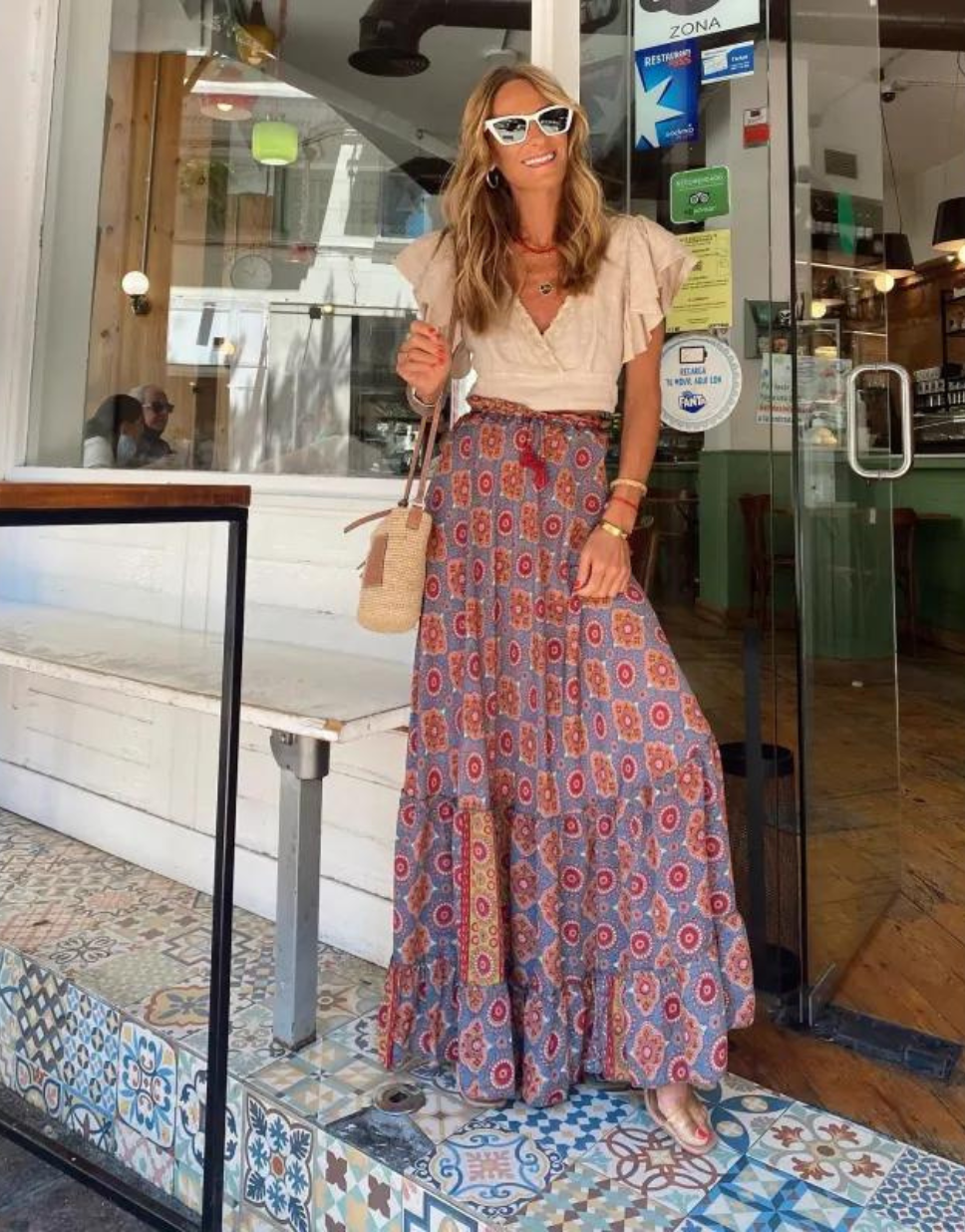 CM | Elegante falda larga