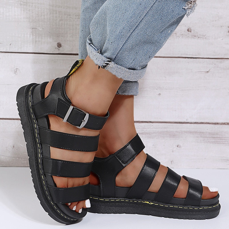 CM | sandalias planas gladiadoras - Everlee