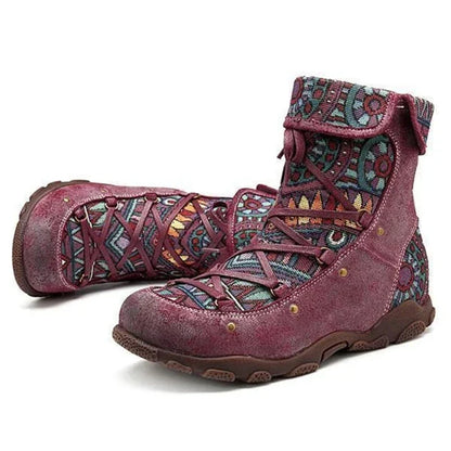 CM | Botas boho con cordones