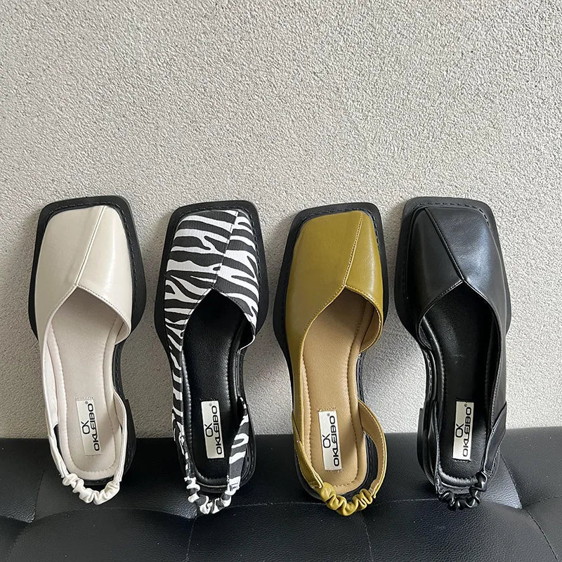 CM | Sandalias de tiras con liguero para mujer Modernas