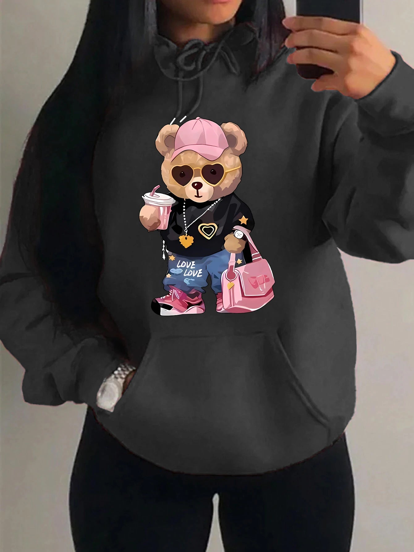 Elegante y contemporáneo Sudadera con capucha