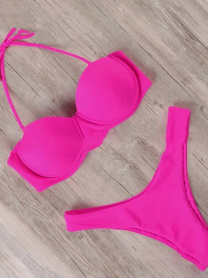 Con estilo sin esfuerzo Bikini
