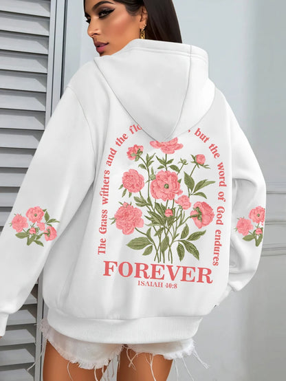 Refinado y radiante Sudadera con capucha