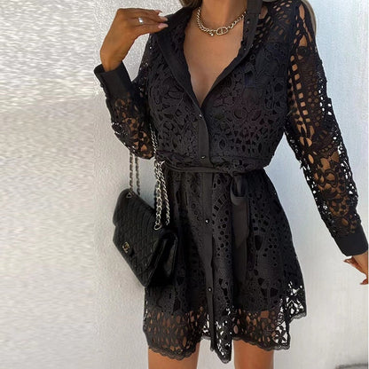 CM | Elegante vestido corto bordado