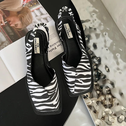 CM | Sandalias de tiras con liguero para mujer Modernas