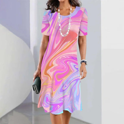 CM | Vestido midi estampado