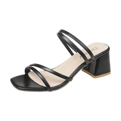 CM | Sandalias de tacón con tiras