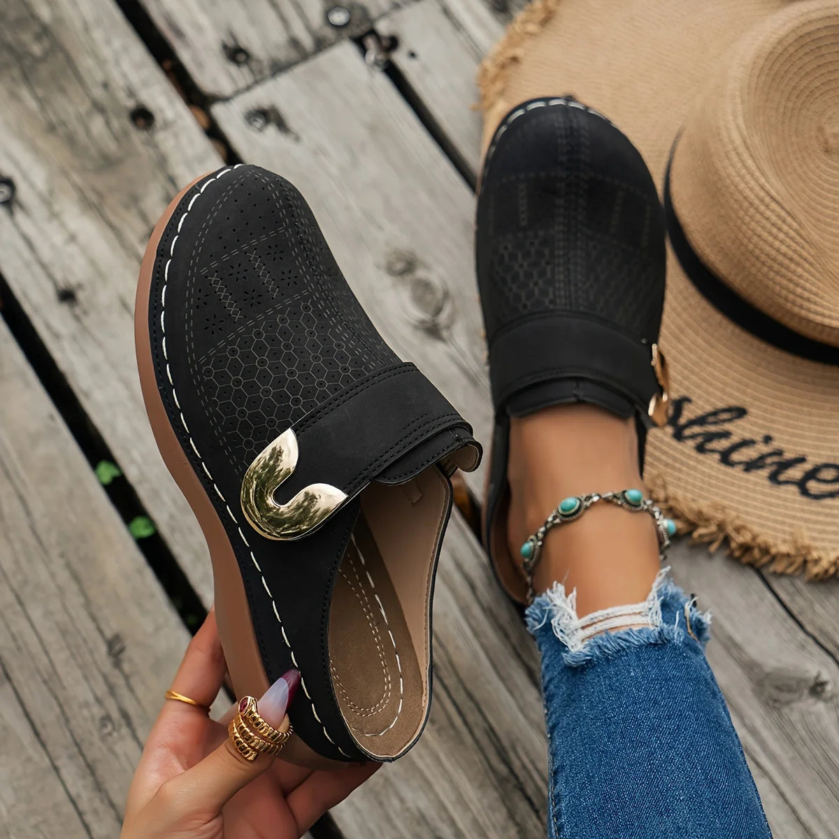 Ortopédico Sandalias elegante y de apoyo