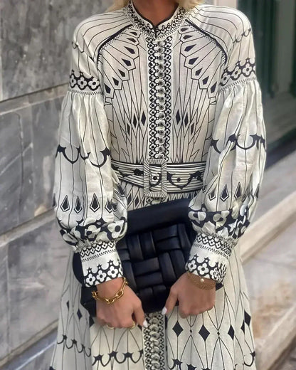 CM | Luxe maxi vestido monocromo