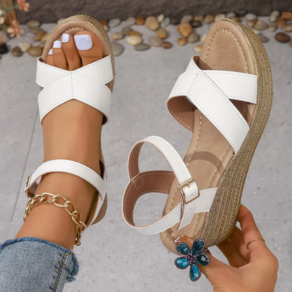 CM | Sandalias de cuña chic