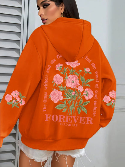 Refinado y radiante Sudadera con capucha