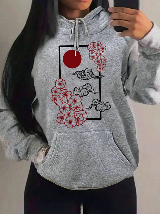 Acogedor y chic Sudadera con capucha
