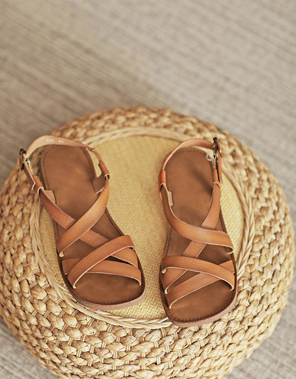 CM | Sandalias ligeras de piel