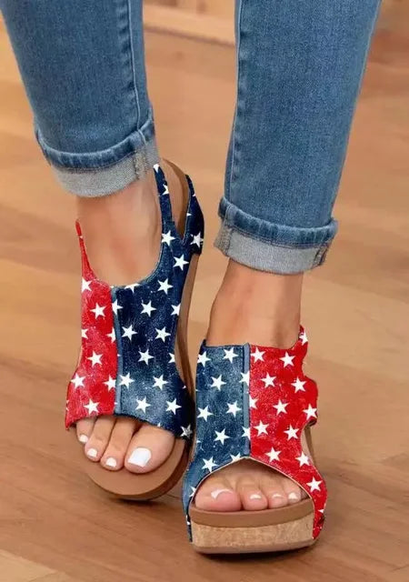 CM | Sandalias de cuña chic