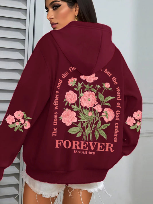 Refinado y radiante Sudadera con capucha