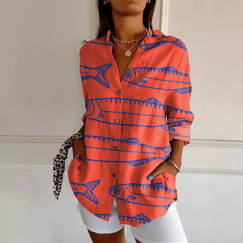 CM | Blusa estampada de moda