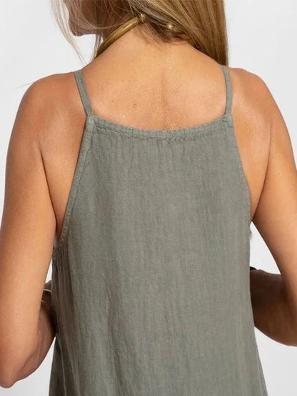 CM | Vestido maxi de verano con abertura lateral