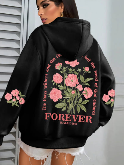 Refinado y radiante Sudadera con capucha