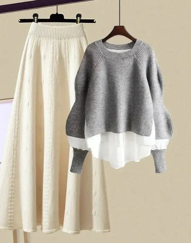 CM | Blusa y falda elegantes y frescas