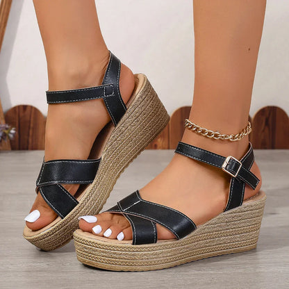 CM | Sandalias de cuña chic