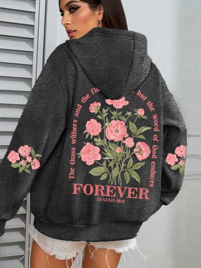 Refinado y radiante Sudadera con capucha