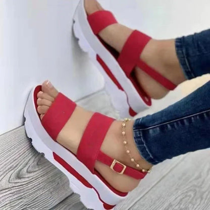 CM | Sandalias de plataforma con tiras