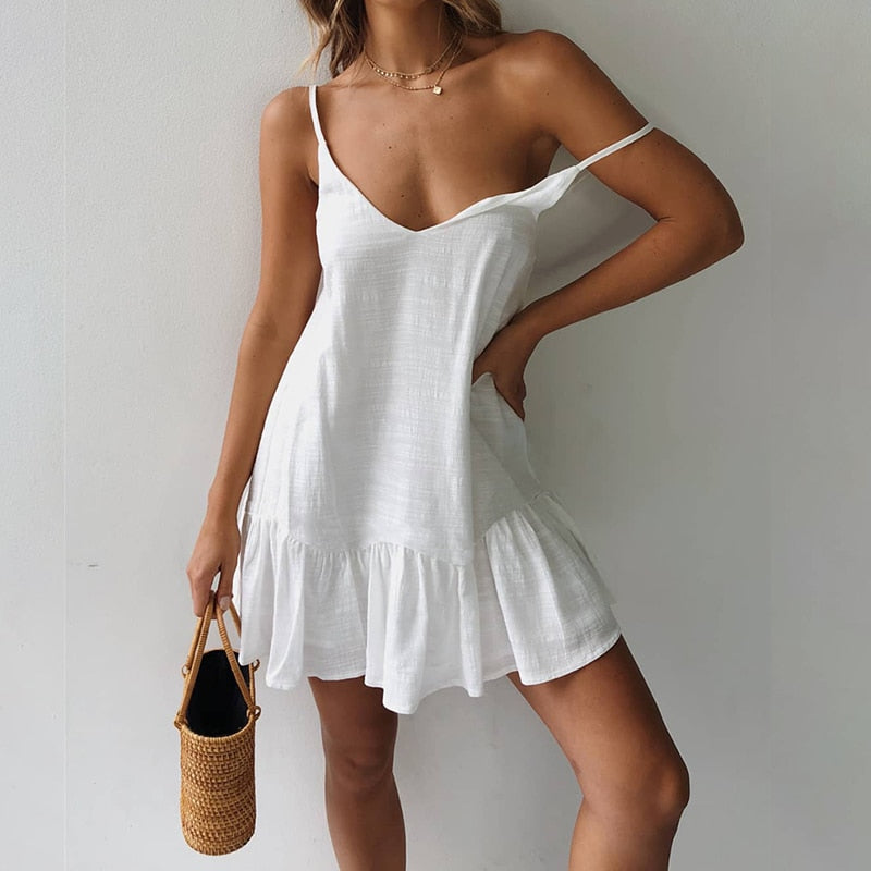 CM | Minivestido ligero con tirantes finos para un look veraniego relajado