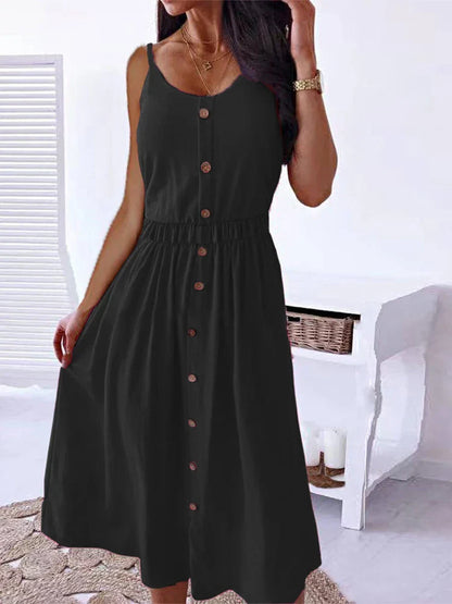CM | 2024 Vintage Boho Fiesta Elegante Tejido Señoras Noche Vestido Midi