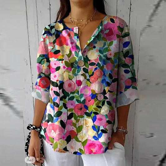 CM | Elegante blusa floral