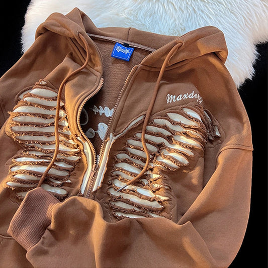CM | Sudadera de invierno con capucha elegante y sin esfuerzo