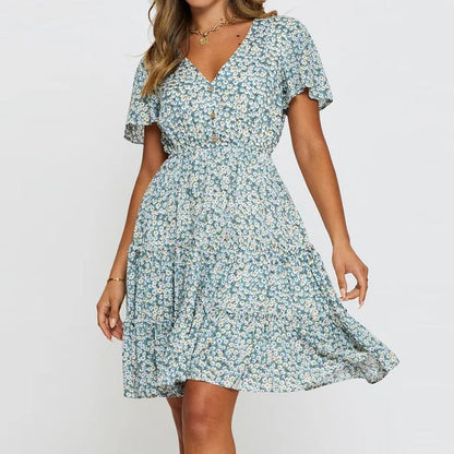 CM | Mini vestido con estampado floral vb70