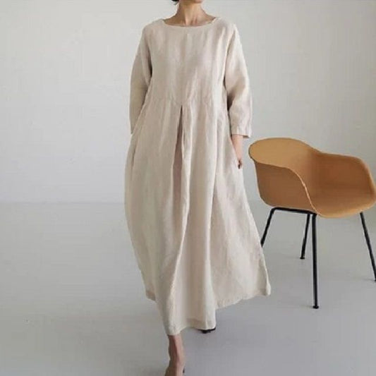 CM | maxi vestido monocolor AO609