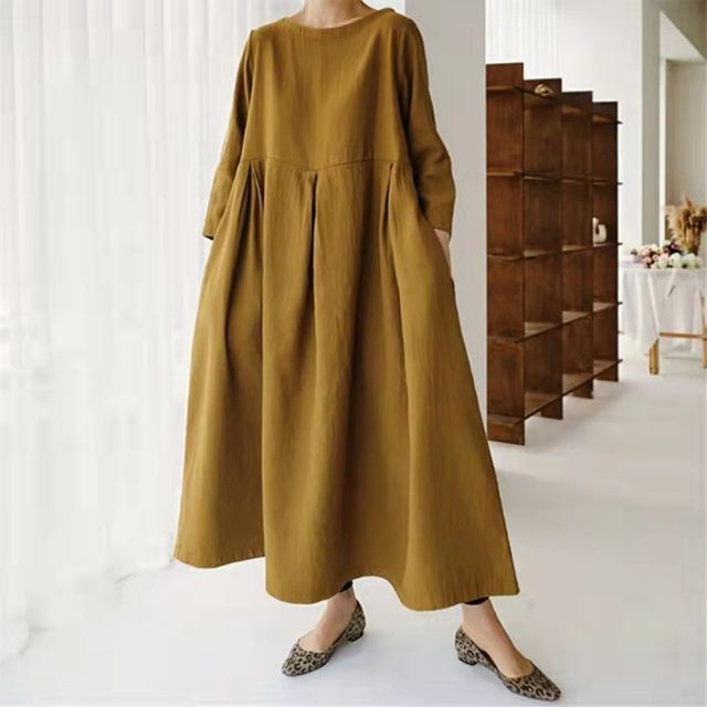 CM | maxi vestido monocolor AO609
