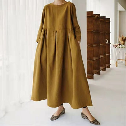 CM | maxi vestido monocolor AO609