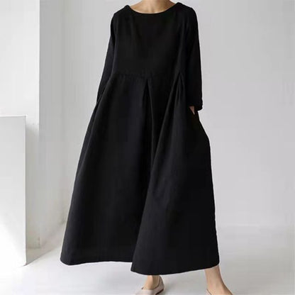 CM | maxi vestido monocolor AO609