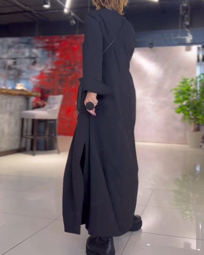 CM | Maxi vestido Retro Vibe de corte holgado