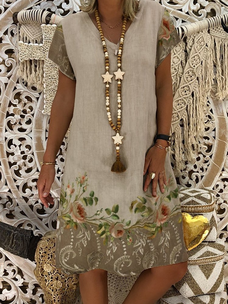 CM | Minivestido de fiesta floral WO73