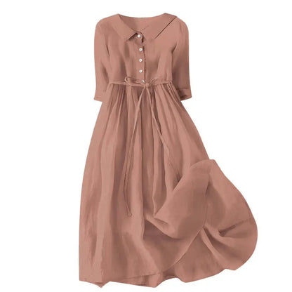 CM | Elegante vestido monocolor