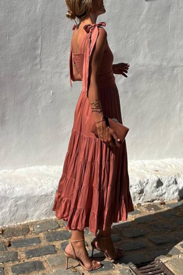 CM | Vestido midi de azulejos Rocio