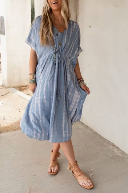 CM | VESTIDO KIMONO TIE DYE