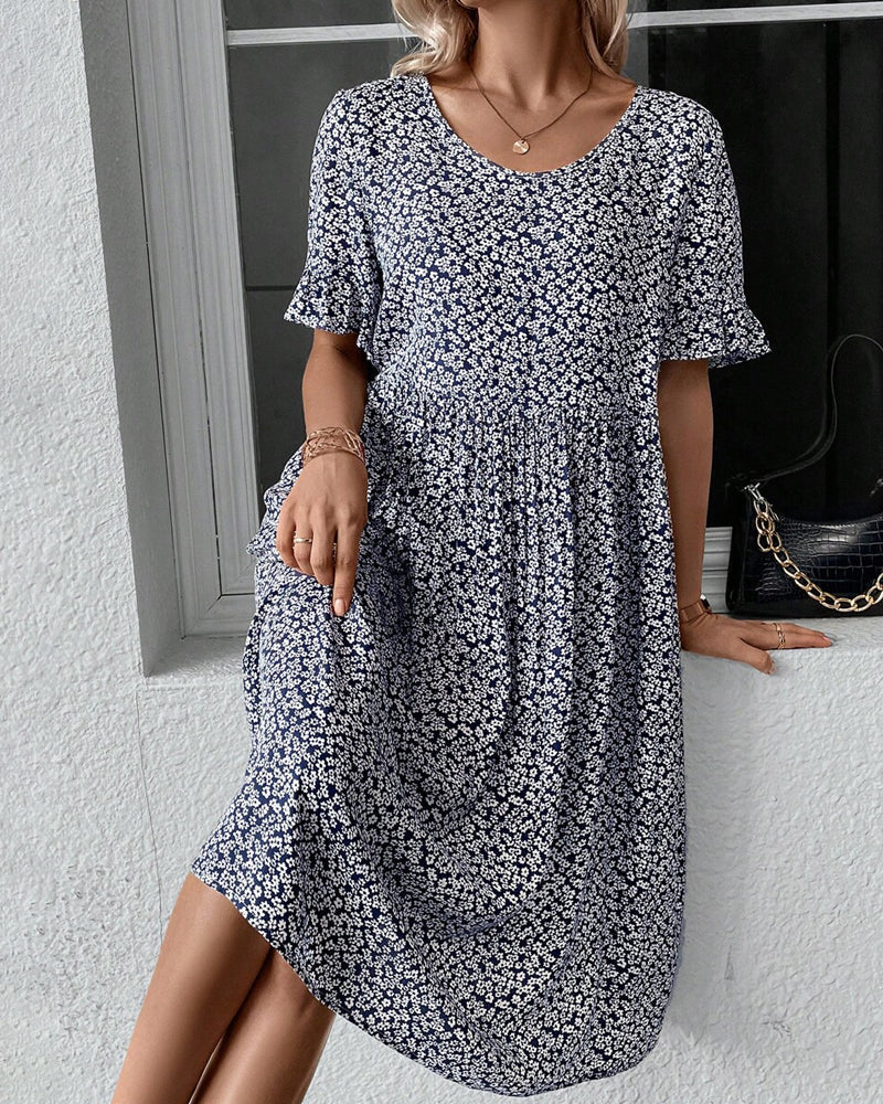 CM | Vestido midi floral