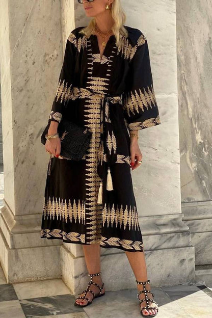 CM | Midnight Boho Bliss Dream Vestido Midi