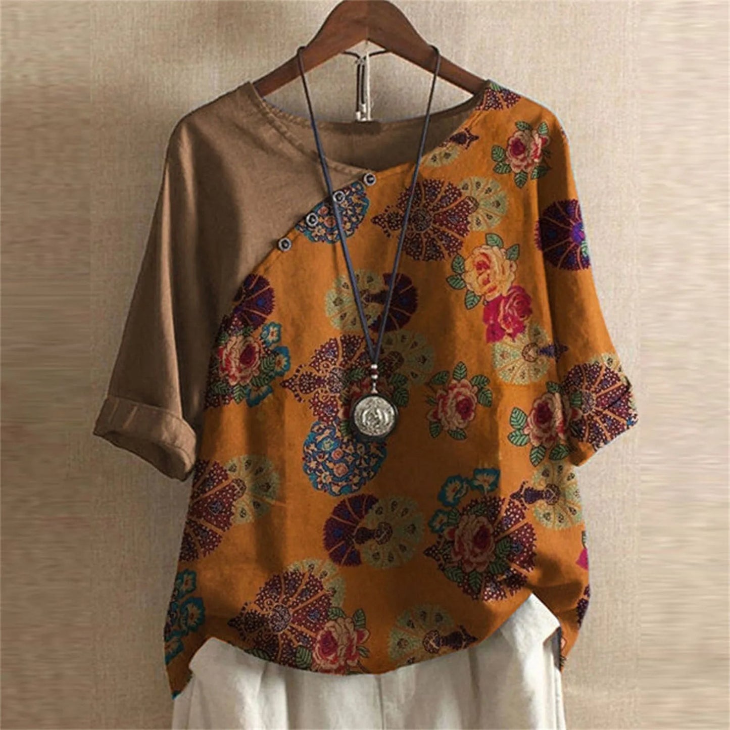 CM | Blusa de verano con mangas colgantes