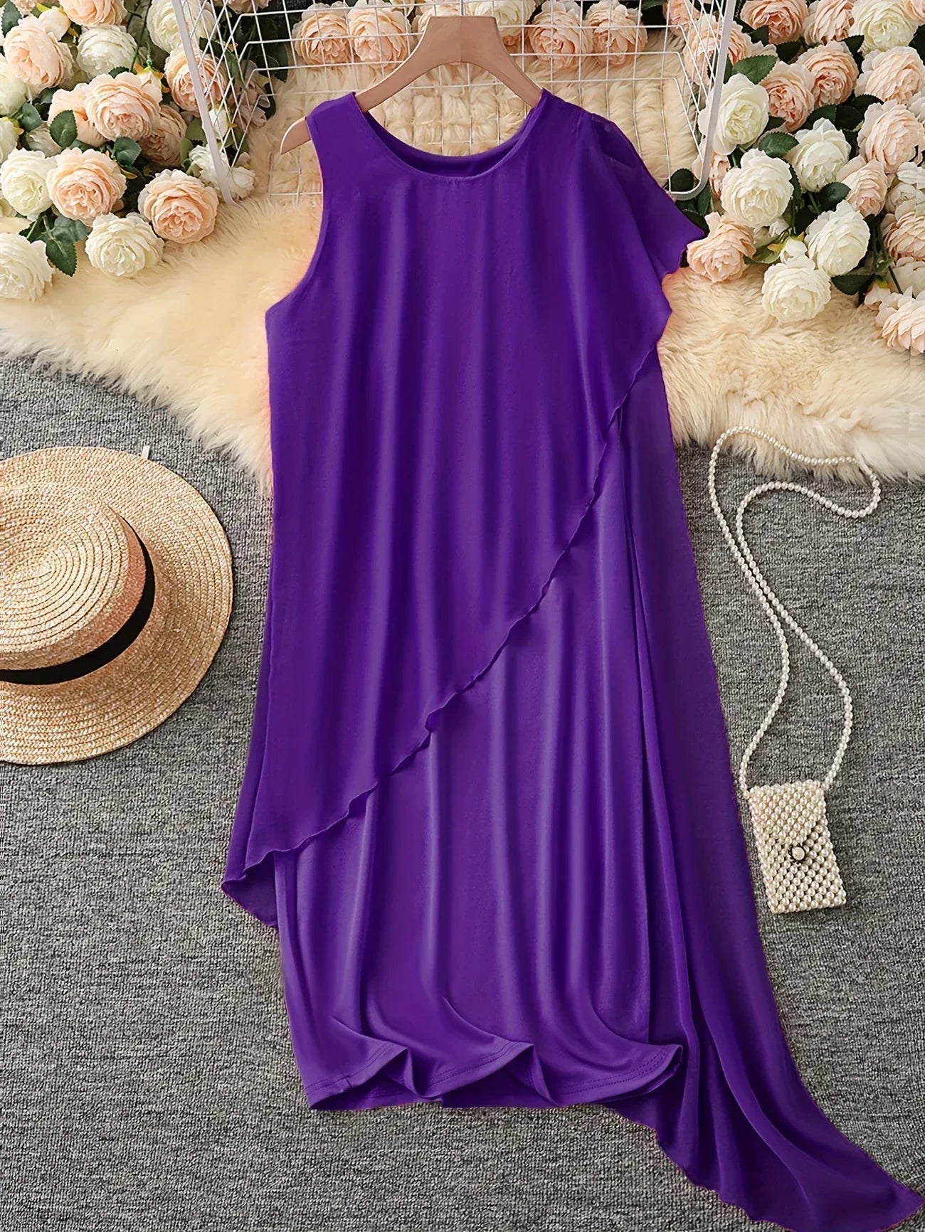 CM | VESTIDO MIDI SIN MANGAS ATEMPORAL